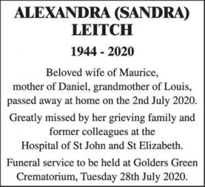 Alexandra (Sandra) Leitch