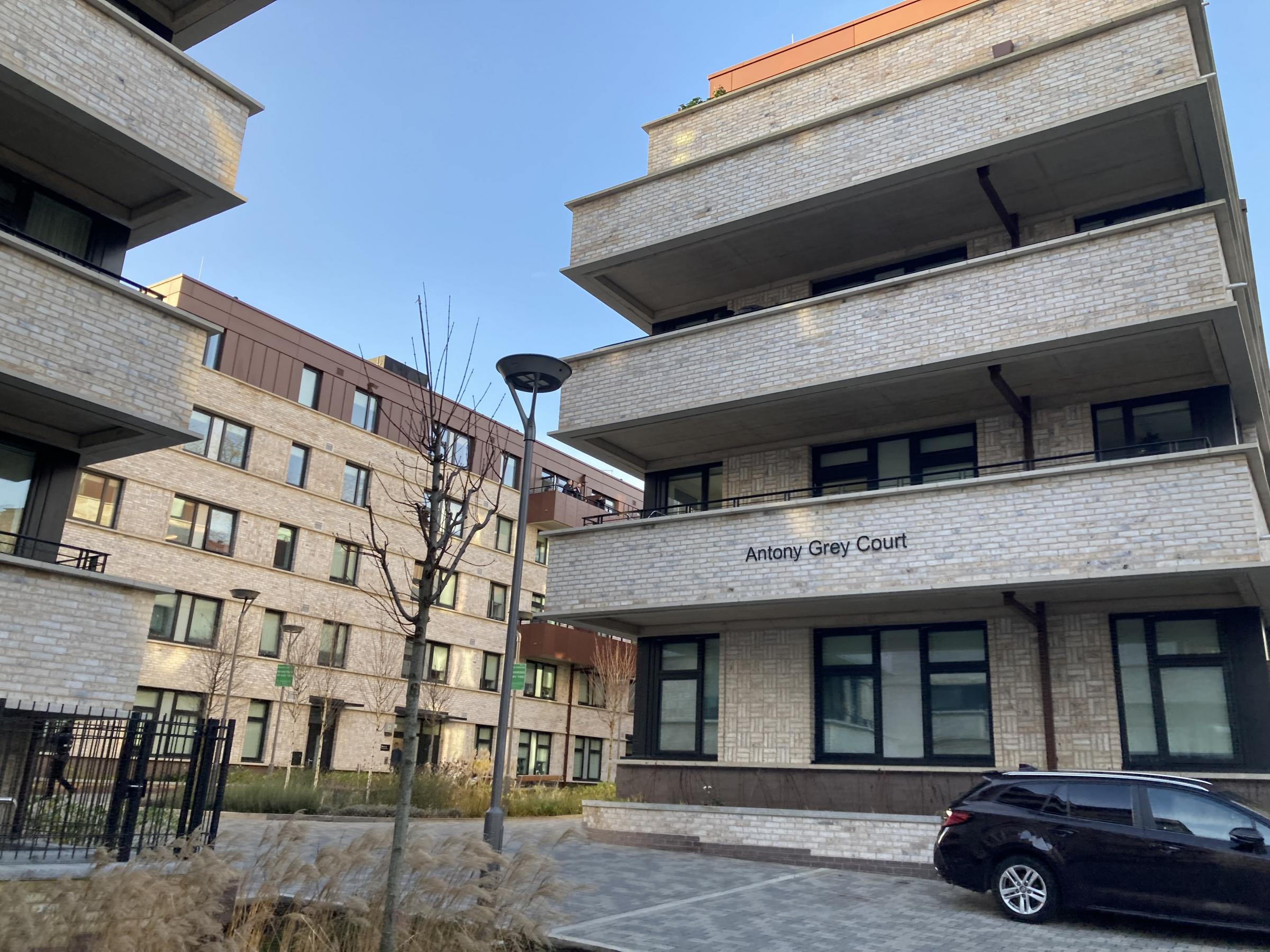 Antony Grey Court - one of the buildings in the Maitland Park Estate. Photo: Nathalie Raffray